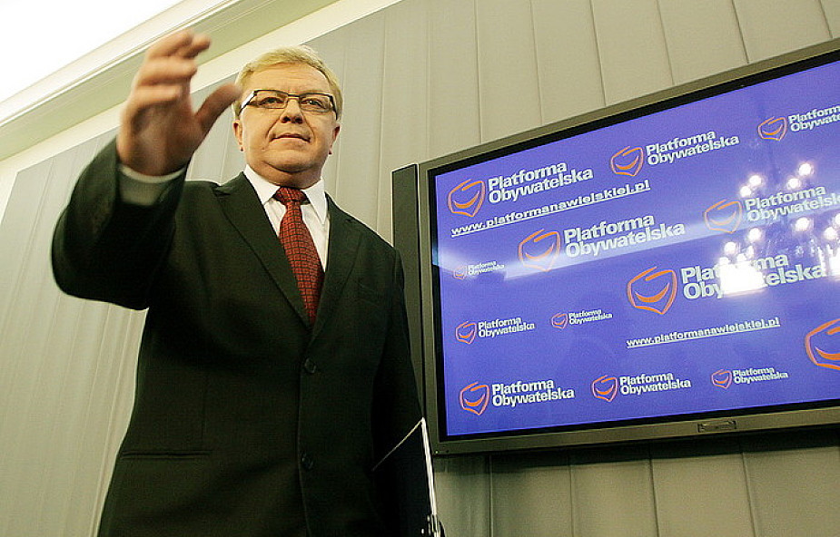 Chlebowski zrezygnował z kierowania Platformą Obywatelską
