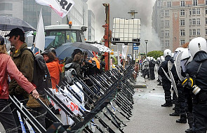 Mleczny protest w Brukseli