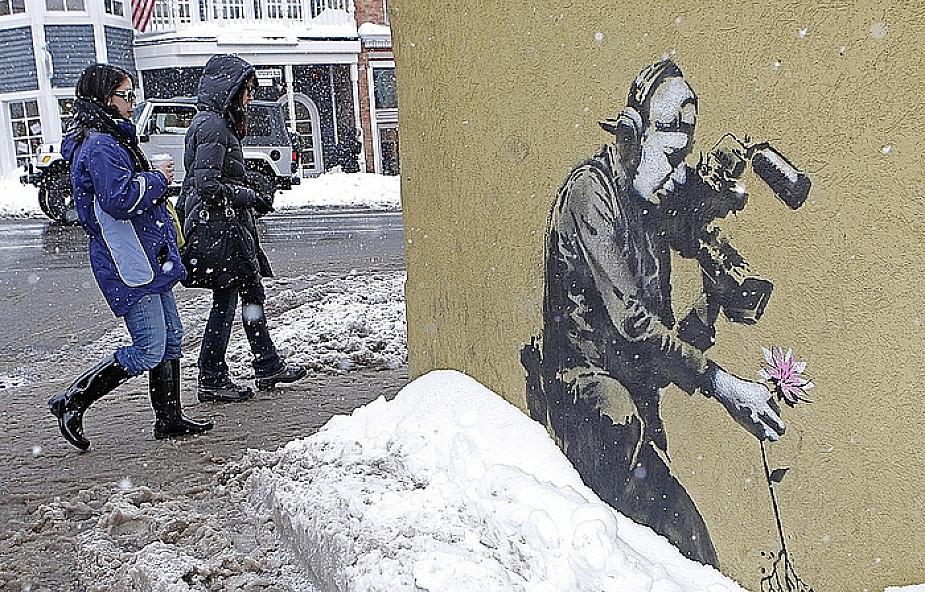 Grafiki Banksy'ego - tym razem Sundance