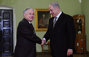 L. Kaczyński spotkał się z premierem Izraela