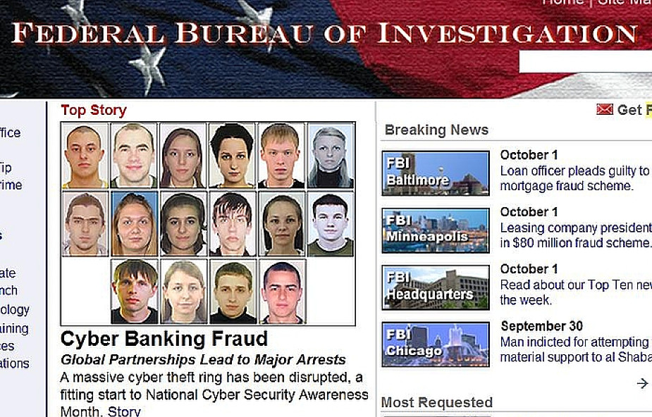 FBI tropi cyber-złodziei, którzy ukradli 70 mln $