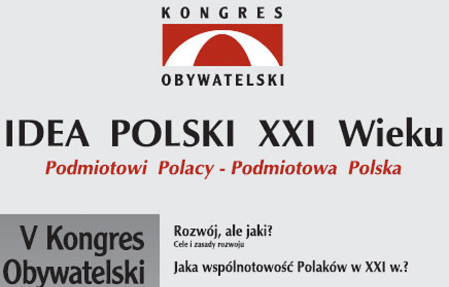 Społeczeństwo obywatelskie faktem w Polsce 