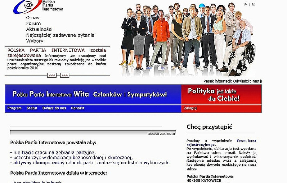 Powstała Polska Partia Internetowa