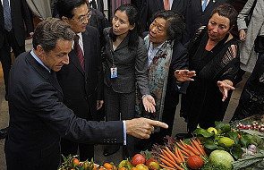 Spotkanie Nicolasa Sarkozy z Hu Jintao