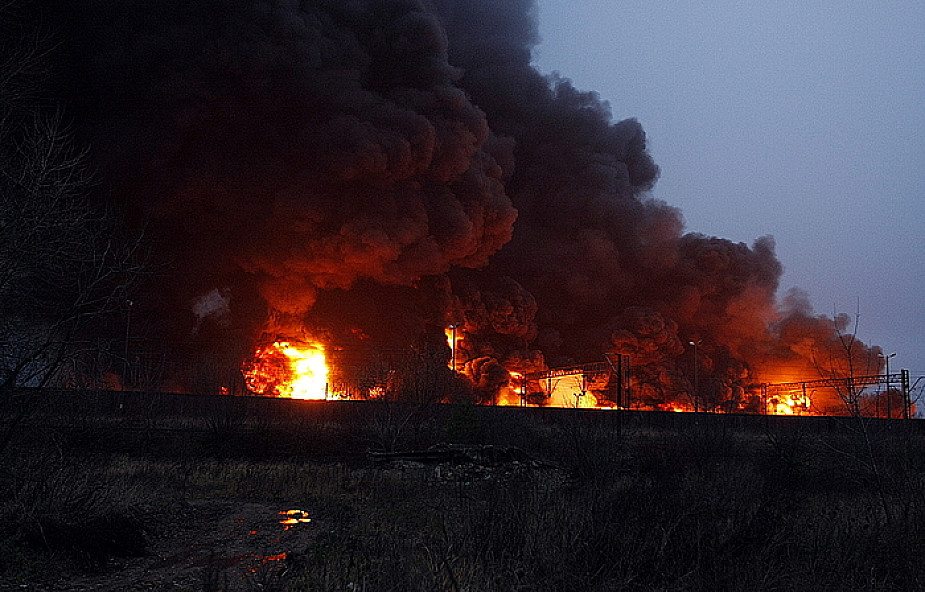 Wybuch i pożar cysterny w Białymstoku
