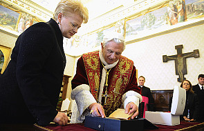 Benedykt XVI przyjął prezydent Litwy