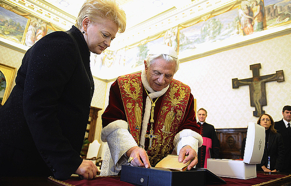 Benedykt XVI przyjął prezydent Litwy