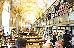 Papież odwiedził Bibliotekę Watykańską