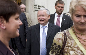 Jarosław Kaczyński o... kocie na parapecie