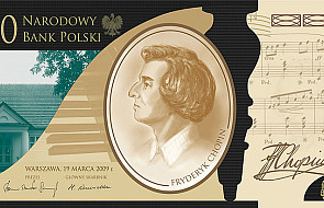 Banknoty z Chopinem na internetowej aukcji