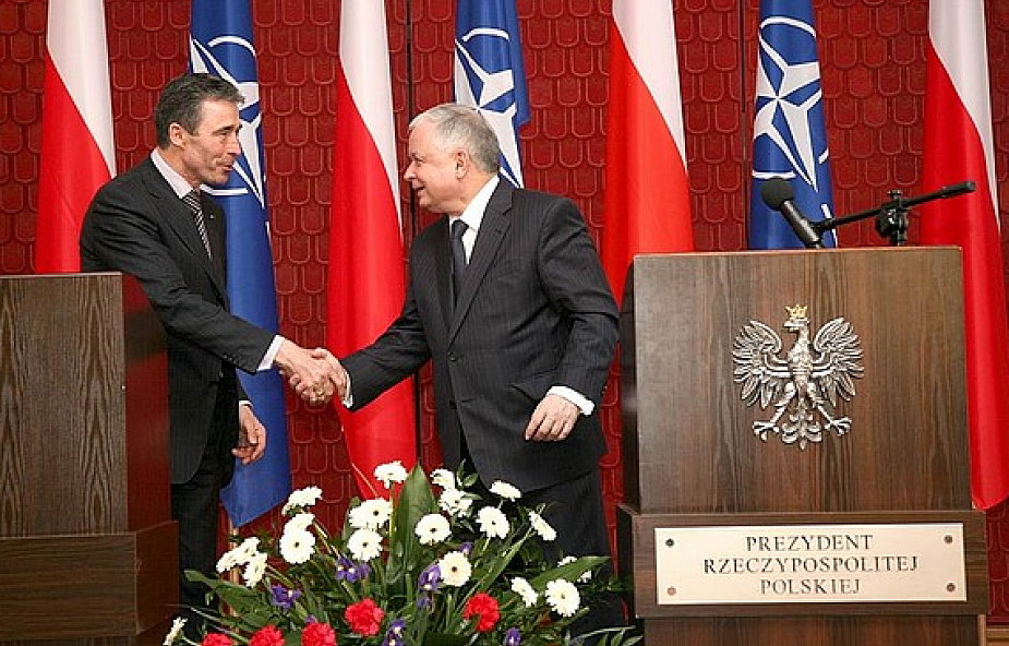 Kaczyński z Rasmussenem o Afganistanie i Rosji