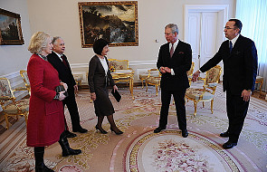 Książę Karol w Pałacu Prezydenckim