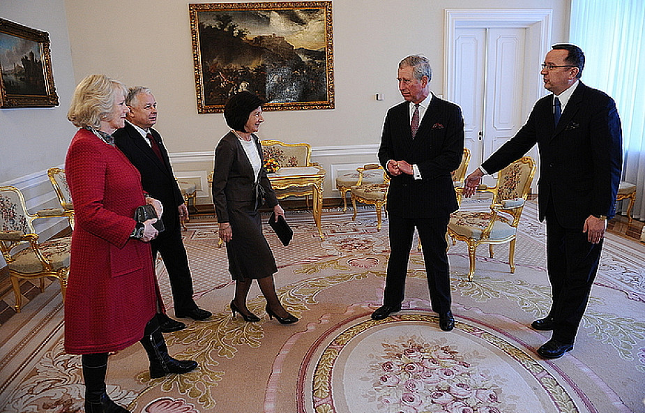 Książę Karol w Pałacu Prezydenckim