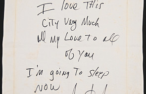 Listy Cobaina i Jacksona na sprzedaż