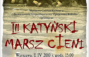 Katyński Marsz Cieni - ofiarom katastrofy