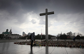 Uroczystości żałobne na Placu Piłsudskiego