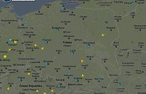 Przestrzeń powietrzna nad Polską zamknięta