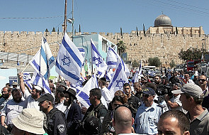 Marsz izraelskiej prawicy w dzielnicy arabskiej