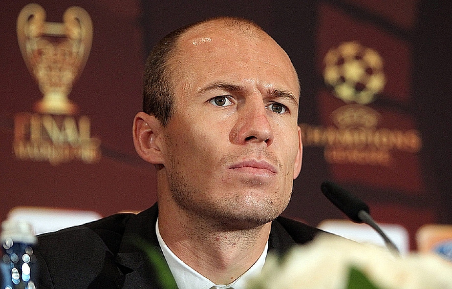 Finał LM: Robben krytykuje treningi Mourinho
