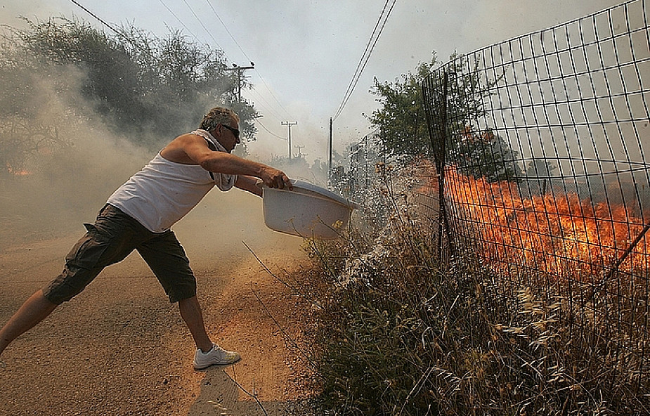 Grecja płonie: pożary lasów w Attyce
