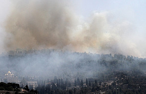 Wielki pożar wybuchł koło Jerozolimy