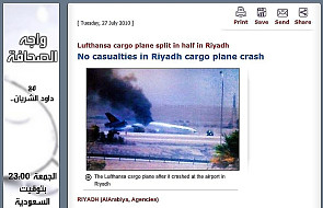 Arabia Saudyjska: rozbił się samolot Lufthansy