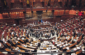 Włochy: Bójka i krew w Izbie Deputowanych