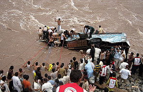 20 ofiar katastrofy autobusu w Pakistanie