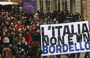 Protesty w Mediolanie: Berlusconi do dymisji! 