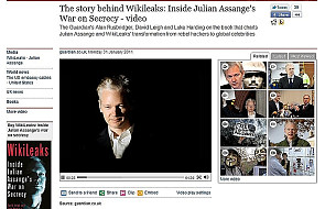 "Guardian" i książka o twórcy Wikileaks