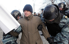 Rosja: 24 opozycjonistów zatrzymanych