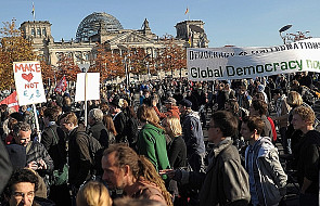Berlin: 5 tys. "oburzonych" przed siedzibą EBC