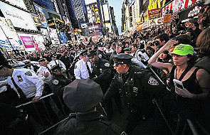 Tysiące ludzi demonstrują na Times Square