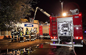 Oława: ugaszono pożar budynku handlowego