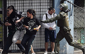 Chile: Ostre starcia studentów z policją w stolicy