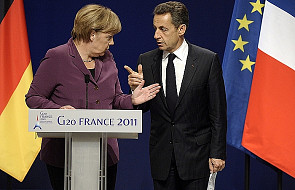 Merkel: liczą się czyny, Sarkozy: jest postęp