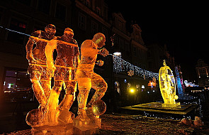 Poznań: Rozstrzygnięto konkurs rzeźby lodowej