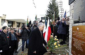 Kaczyński oddał hołd jastrzębskim górnikom 
