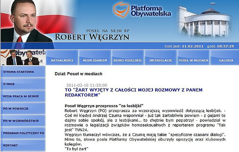 Opolska PO chce wyrzucić z partii Węgrzyna