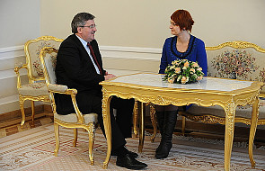 Spotkanie prezydenta z Andżeliką Orechwo