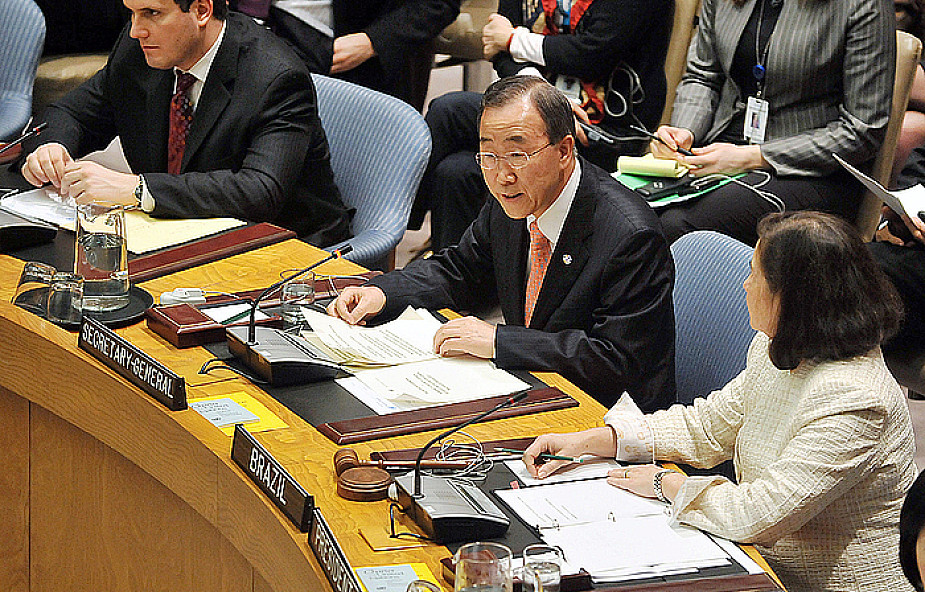 Ban Ki Mun wezwał RB ONZ do działań ws. Libii