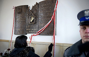 W Tuchowie tablica upamiętniająca ofiary
