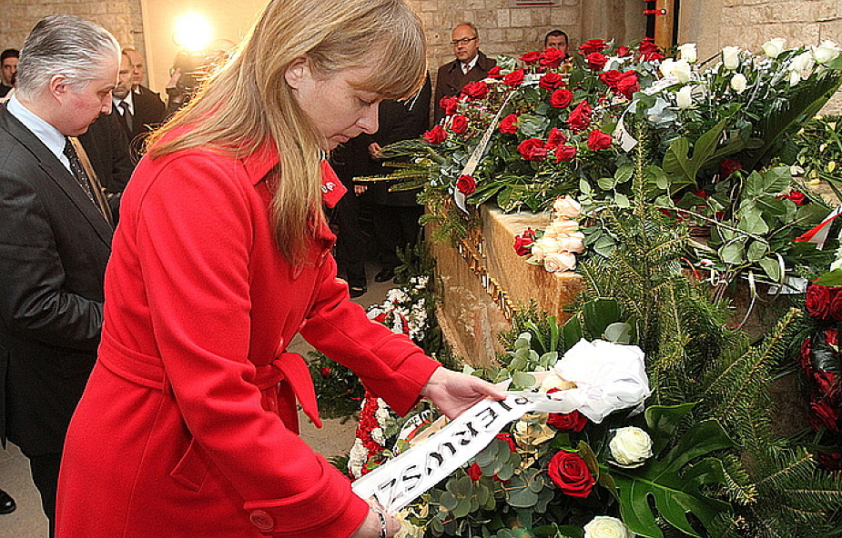 Sandra Saakaszwili na obchodach rocznicy