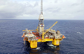 Wyciek gazu z platformy na Morzu Północnym