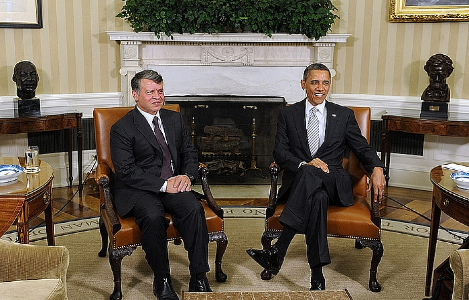 Barack Obama spotkał się z królem Jordanii