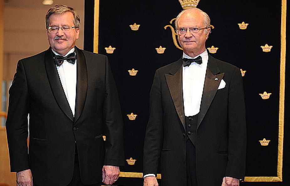 Szwedzka para królewska wydała obiad na cześć pary prezydenckiej
