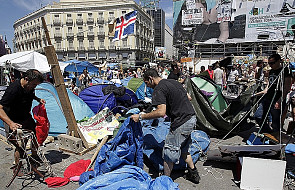 Obozowisko w centrum Madrytu zwija namioty