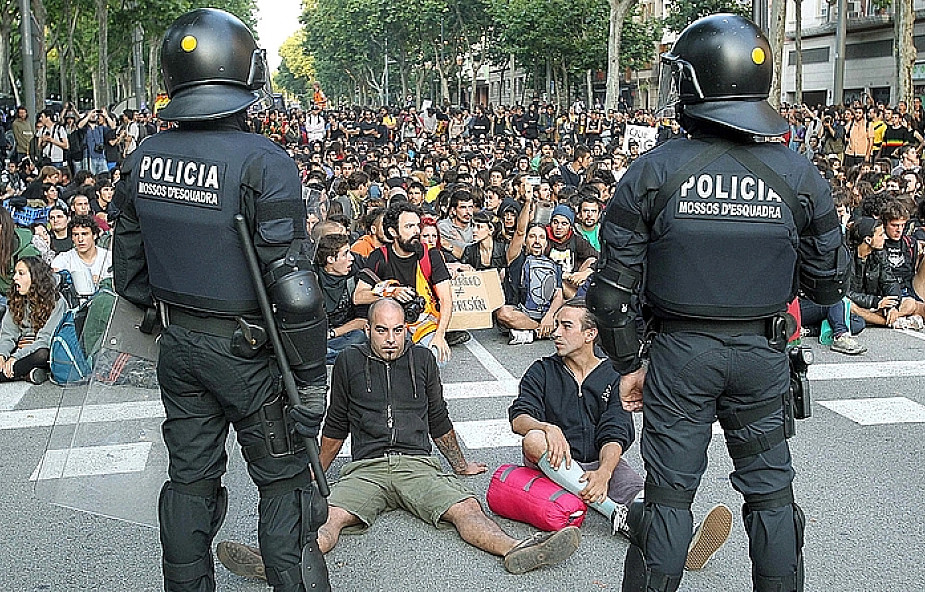 Barcelona: Protest "oburzonych" - 36 rannych