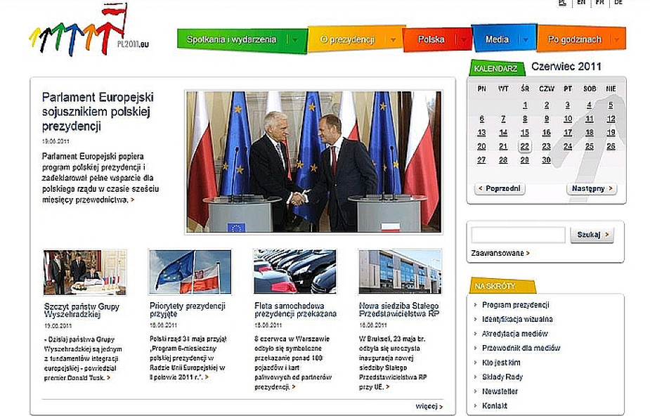 Ruszyła strona internetowa polskiej prezydencji