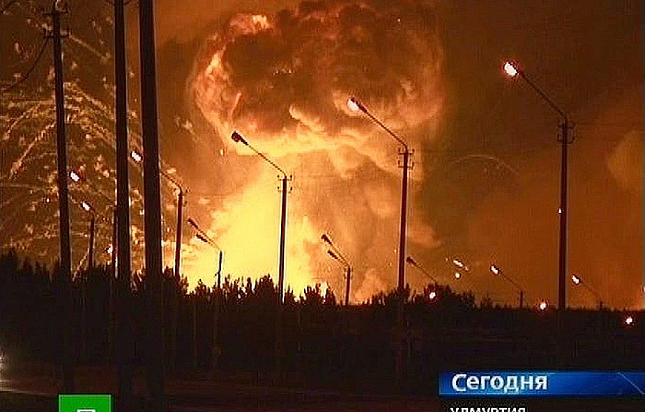 Rosja: Pożar w składzie amunicji - 75 rannych